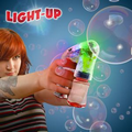 6 1/2" Automatic Lighted Bubble Gun